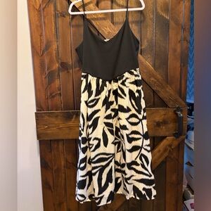 Maurices Black and White dress